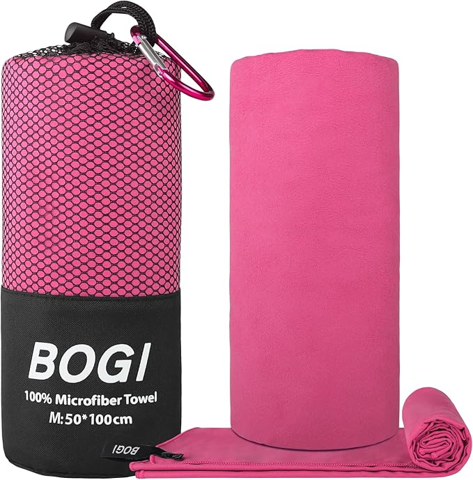 BOGI Microfiber Travel Sports Towel-Quick Dry Towel, Soft Lightweight - Image 2