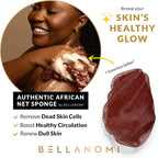 BELLANOMI African Exfoliating Net Sponge, Ethically sourced from Nigeria - Image 5