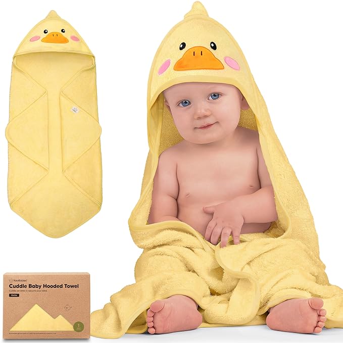 KeaBabies Hooded Baby Towel for Newborn by KeaBabies