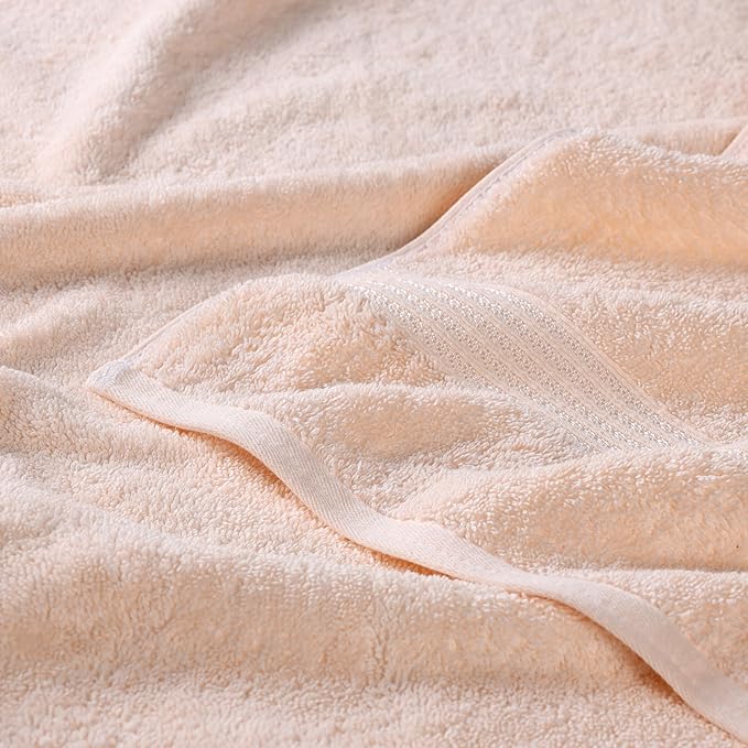 Superior Egyptian Cotton 8-Piece Towel Set, Guest Bath Decor Essentials - Image 4