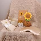Women's Birthday Self-Care Gift Basket, Sunflower-Themed Sunshine Gift Sunshine - Image 2