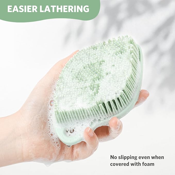 Sndyi Silicone Body Scrubber, Gentle Exfoliating Body Scrubber - Image 4