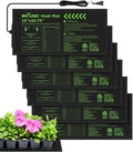 BN-LINK Seedling Heat Mats for Seed Starting 10" x 20.75", 6 Pack Waterproof by BN-LINK