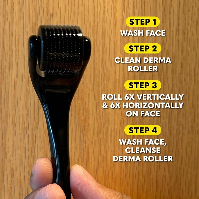 The Beard Club Derma Roller for Face, Body and Scalp - Image 9
