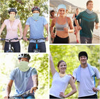 Geyoga 6 Pieces Summer UV Protection Cooling Neck Gaiter Face Clothing Neck - Image 4