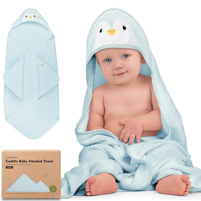 KeaBabies Hooded Baby Towel for Newborn by KeaBabies