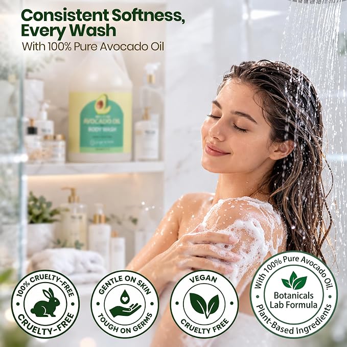 Ginger Lily Farms Botanicals 100% Pure Avocado Oil Body Wash - Image 4