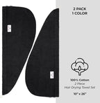 American Soft Linen 100% Cotton Hair Towels - Image 4