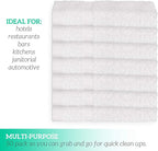 GREEN LIFESTYLE Washcloth 13x13 Scratch Free Texture Super Soft Highly - Image 2