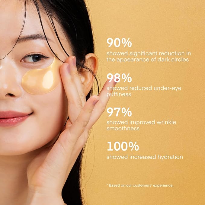 TEREZ & HONOR 24K Gold Retinol Under Eye Patches - Image 4