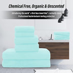MOONQUEEN Ultra Soft Towel Set-Quick Drying-2 Bath Towels 2 Hand Towels 2 - Image 4