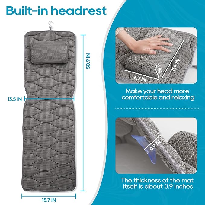 OMYSTYLE Full Body Bath Pillow, Bath Pillows - Image 5