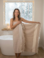 Bazaar Anatolia Turkish Bath Towel – 100% Cotton, Quick Dry, Sand Free Towel - Image 3