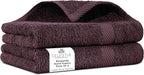 100% Cotton Hand Towel Set of 2, Sustainable, Highly Absorbent, Quick Drying by VillaCelestia