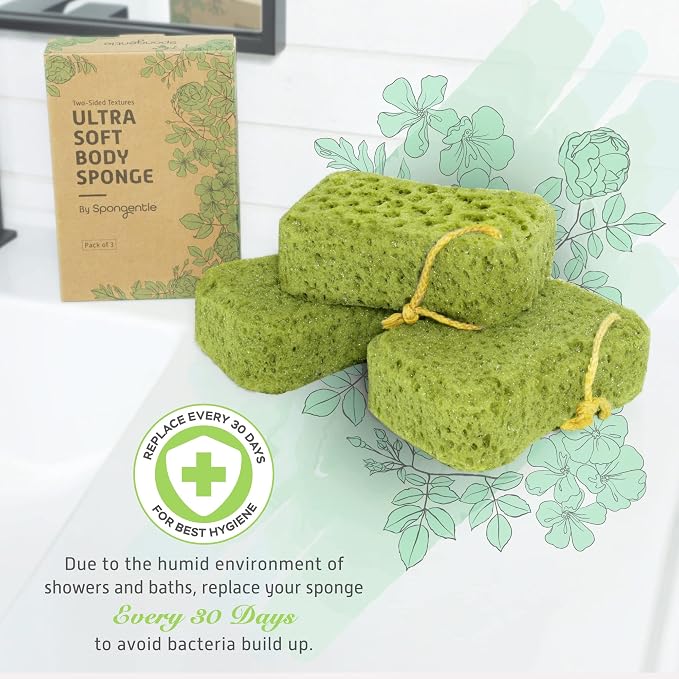 Spongentle Loofah Sponge for Shower and Bathing, Bath Sponge - Image 7