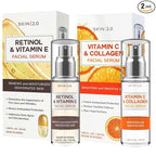 Skin 2.0 Retinol & Vitamin E + Collagen & Vitamin C Serum by Skin20