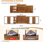 Luxury Teak Bathtub Tray - Image 3