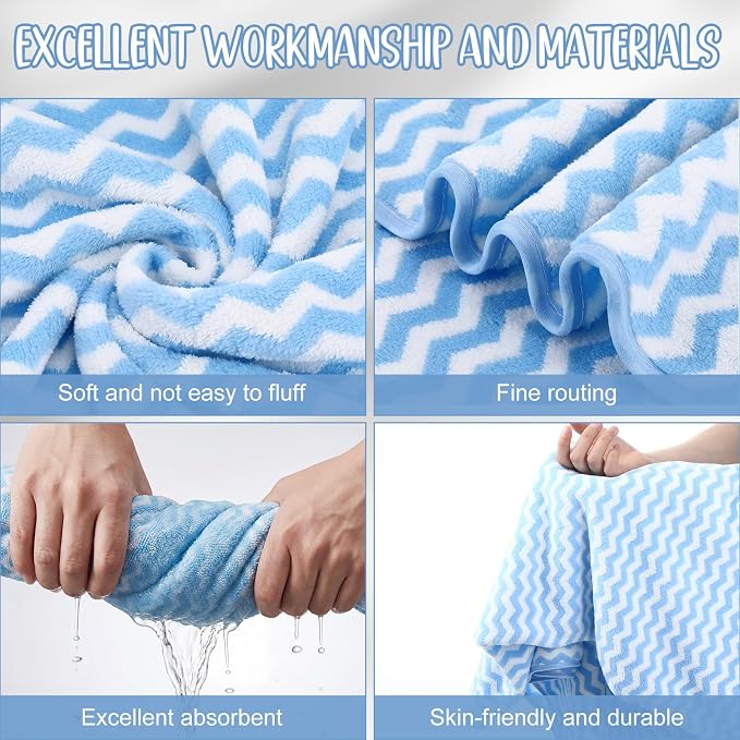 SmoothNovelty 16 Pack Microfiber Bath Towels Bulk 27'' x 60'' Oversized Size - Image 3