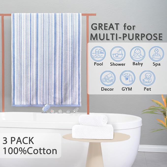VOOVA & MOVAS Towel Set for Bathroom - Image 4