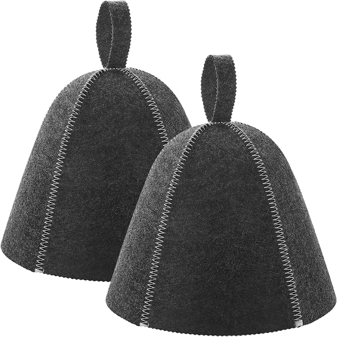 JaGely Sauna Hat for Men Women Sauna Hat Vaporarium Cap Russian Banya Cap for by JaGely