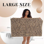 1 Pcs 40 x 24 Inches Large Microfiber Hair Towels Quick Dry Hair Towel Wrap - Image 2