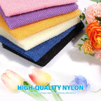 UJFQBH 6 Pieces African Bath Sponge African Net Long Net Bath Sponge - Image 4
