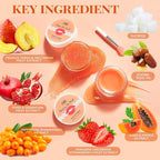 ANAI RUI Lip Scrub & Mask Set, Lip Scrubber Exfoliator, Lip Sugar Scrub - Image 2