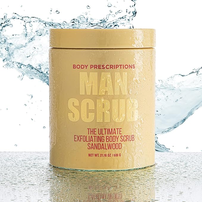 Body Prescriptions Men’s Exfoliating Body Scrub – Ultimate Skin Cleansing Wash - Image 2