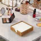 Napkin Holder for Table, Woven Wicker Synthetic Rattan Napkin Holders For Paper - Image 7