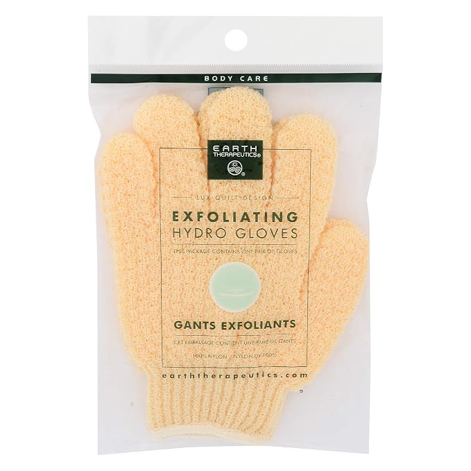 Earth Therapeutics Hydro Exfoliating Gloves, 1 pair by EarthTherapeutics