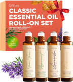 Gya Labs Classic Roll on Essential Oils Set by GyaLabs