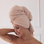 Curly Girl Microfiber Hair Towel Wrap - Image 3