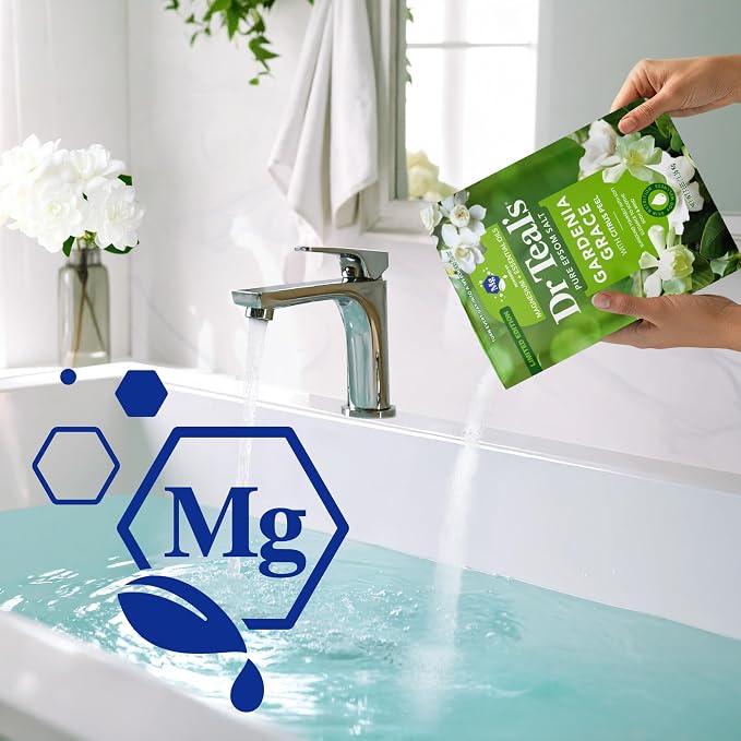 Dr Teal's Epsom Salt Magnesium Soak, Gardenia Grace, 3 lbs - Image 3
