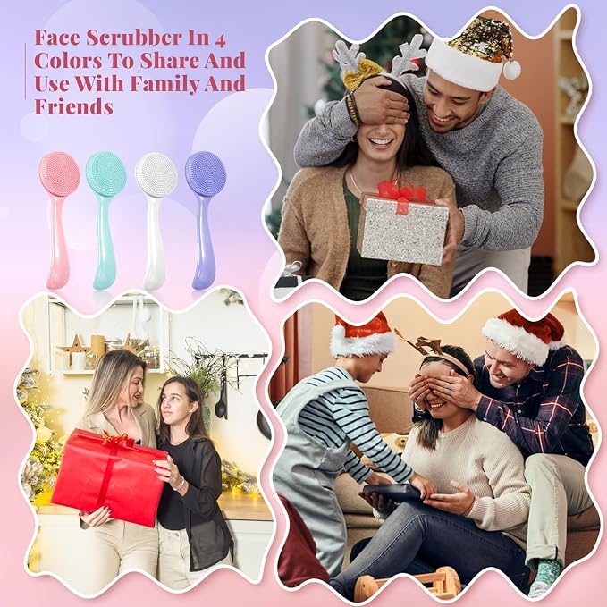 JJUNW 4 Pcs Silicone Face Brush - Image 6