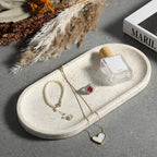 Koville Marble Tray for Bathroom Countertop, Stone Tray for Kitchen, Decorative - Image 5