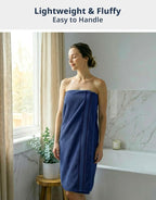 LANE LINEN 100% Mercerized Cotton Bath Towel Set of 18 – Zero Twist Shower - Image 3