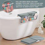 Baby Bath Kneeler and Elbow Rest Pad Set, Bath Kneeling Pad Thick Soft Quick - Image 8