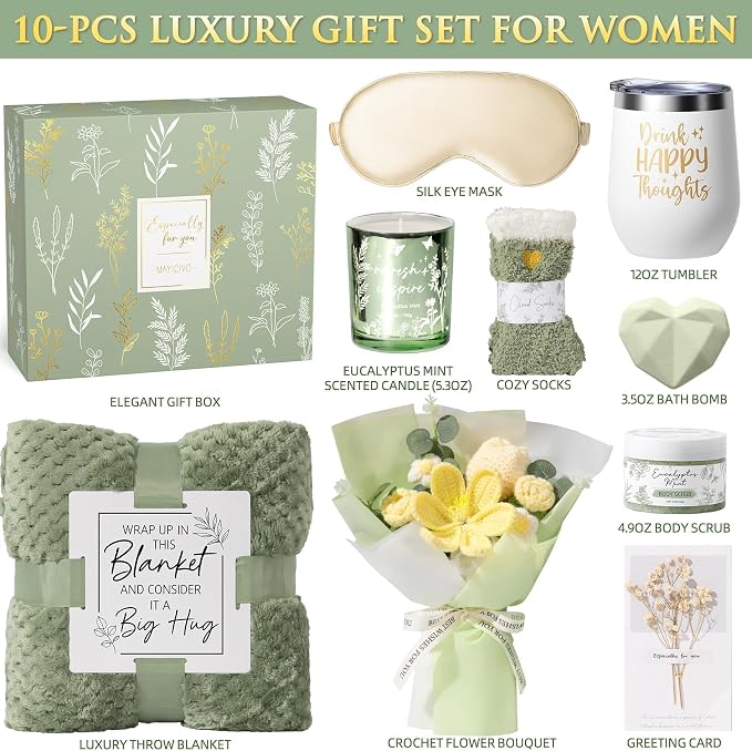 Mothers Day Birthday Gifts for Women Self Care Package Get Well Soon Gift - Image 2