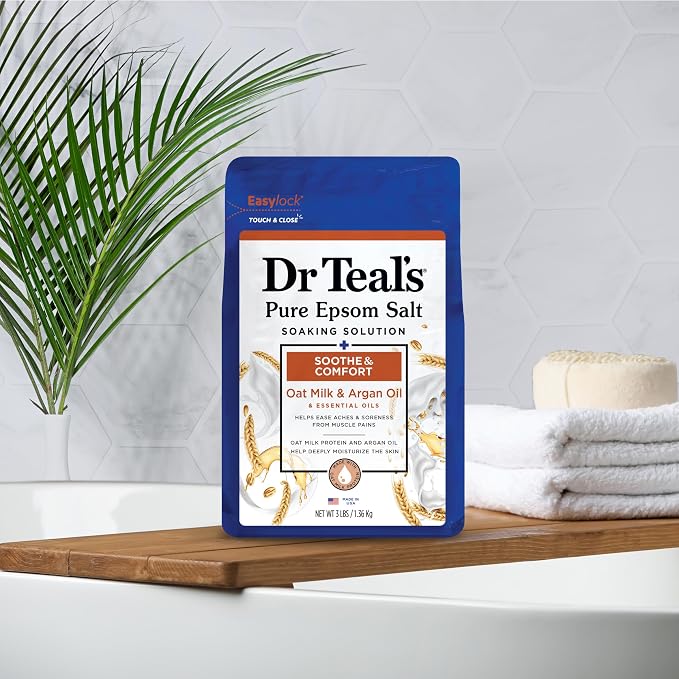 Dr Teal's Epsom Salt Magnesium Soak, Soothe & Comfort - Image 7
