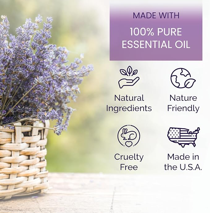 Lavender Bath Oil with Marula, and Jojoba Oils, Chamomile Extract, and 100% - Image 8