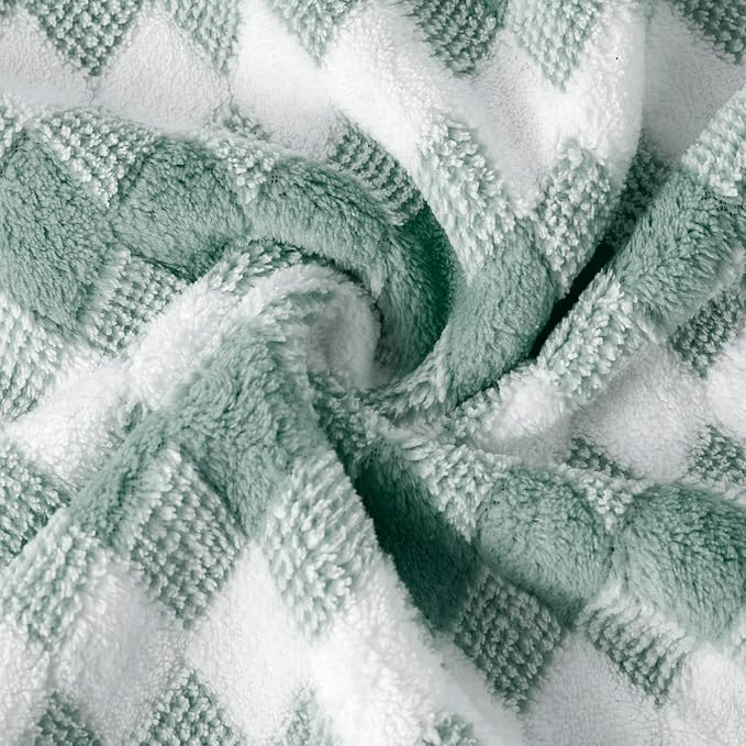 Hand Towels Set 2 Pack-16“x31” Ultra Soft Microfibers Bathroom Towel Set Highly - Image 8