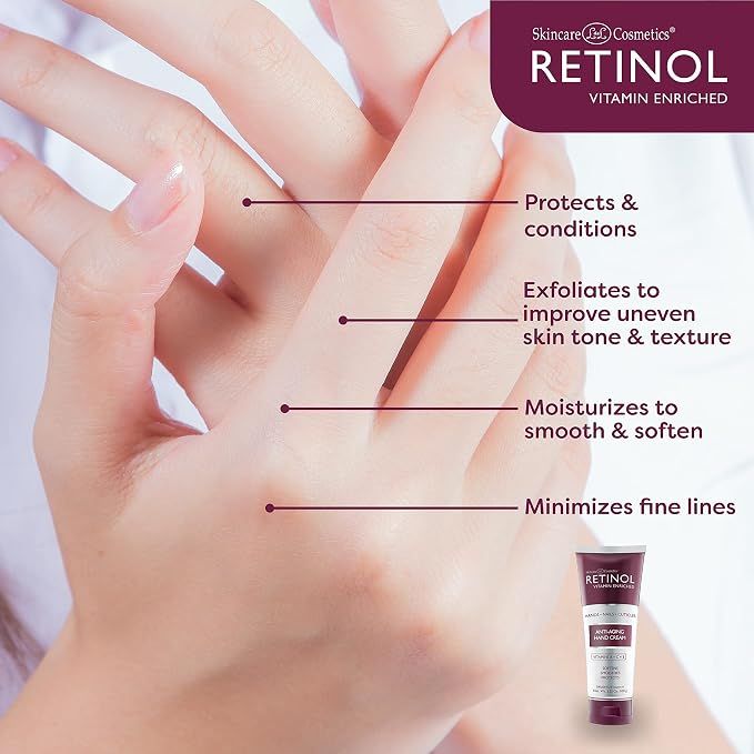 LIVAURA Retinol Anti-Aging Hand Cream–The Original Retinol - Image 4