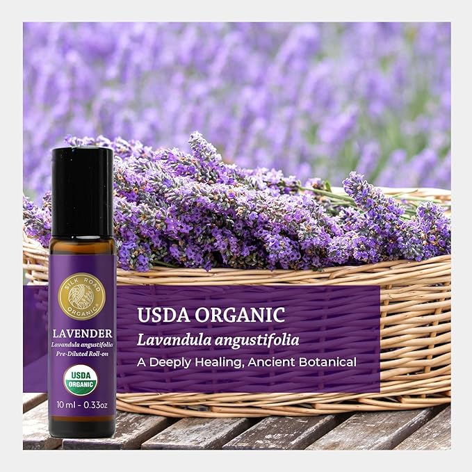Silk Road Organic Lavender Essential Oil Roll On - Image 6