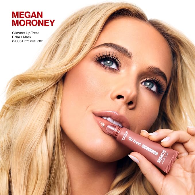 Revlon Glimmer Lip Treat Balm + Mask, Overnight Peptide Lip Treatment, 003 - Image 3