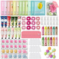 120PCS Spa Party Supplies for Girls, Include Facial Masks, Lip Mask, Under Eye by jutqut