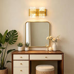 Modern LED Bathroom Light Fixtures Dimmable 2-Light Gold Vanity Light, 5CCT - Image 8