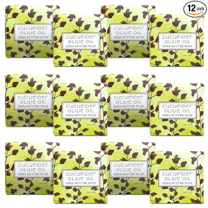 Greenwich Bay Mini Botanical Soap Bars – 12 Pack 1.9 oz Each – Individually by Greenwich+Bay+Trading+Company