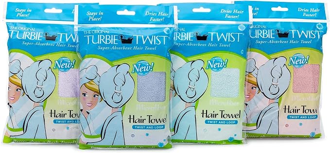 Turbie Twist 4-Pack Microfiber Hair Towel - Image 8