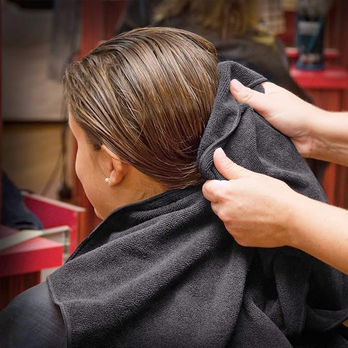 TASALON Microfiber Hair Towel for Salon - Image 7