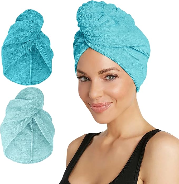 Turbie Twist 2-Pack Microfiber Hair Towel by TurbieTwist